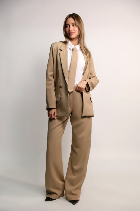 POWER NUDE SUIT- BLAZER & PANTS