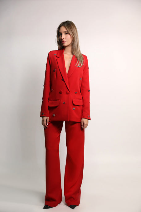 SCARLET HEART SUIT- BLAZER & PANTS