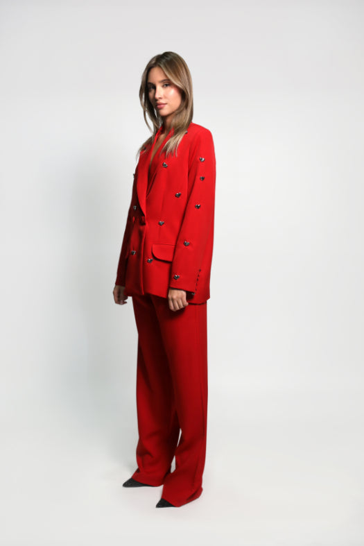 SCARLET HEART SUIT- BLAZER & PANTS
