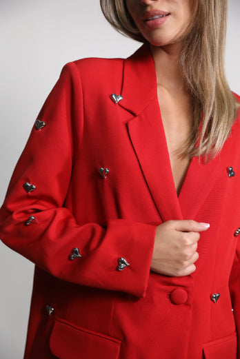 SCARLET HEART SUIT- BLAZER & PANTS