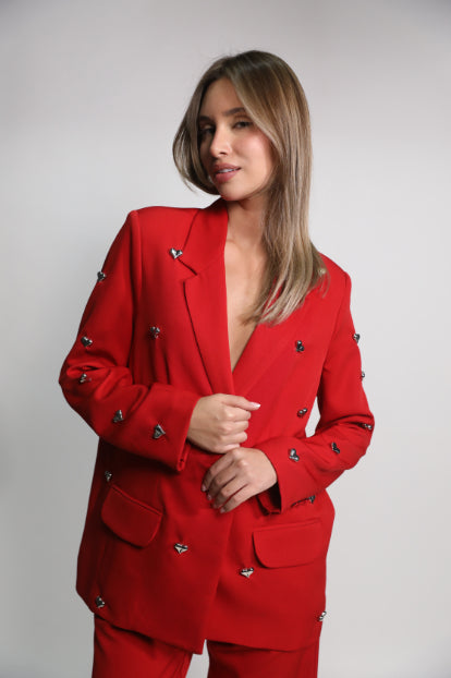 SCARLET HEART SUIT- BLAZER & PANTS