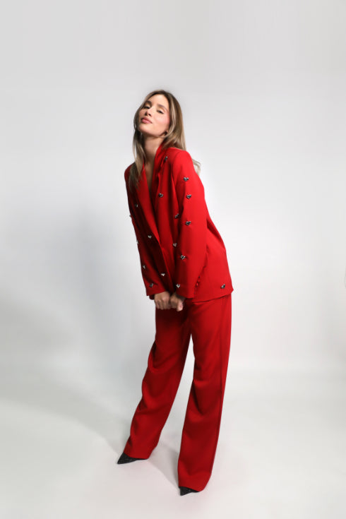 SCARLET HEART SUIT- BLAZER & PANTS