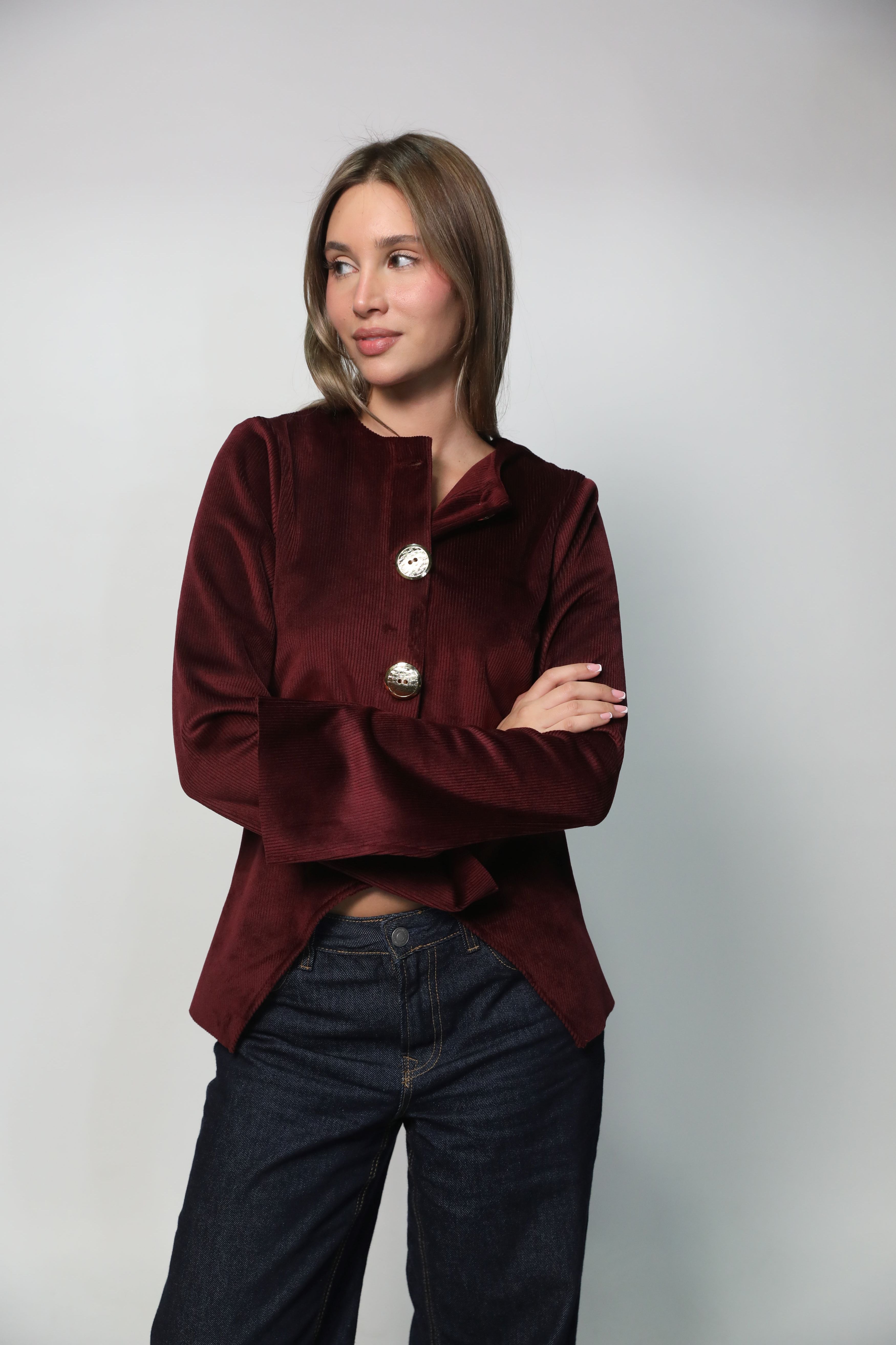THE BURGUNDY VEST